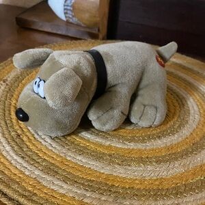 Plush Tan Dog Toy